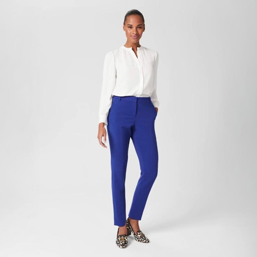 ✨💙 Hobbs Suki Cobalt Blue Slim Leg Trousers 💙✨